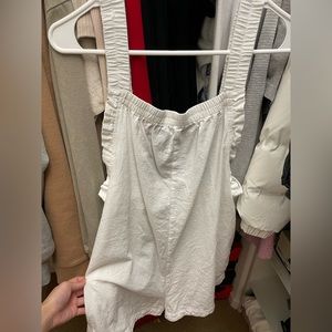 White playsuit/cover up